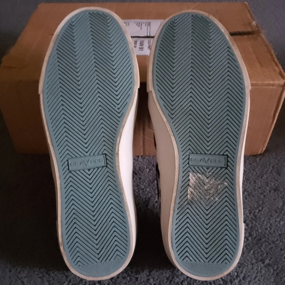 J. Crew Trainers Women's 7.5 White SeaVees Legend Black Leopard Print Velvet Low - Picture 12 of 12